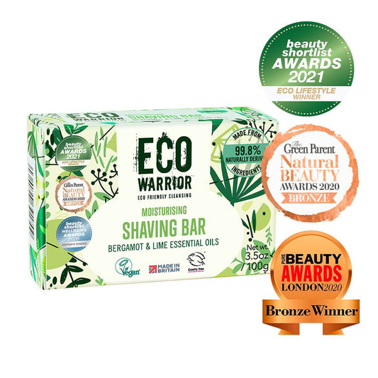 Eco Warrior Boys & Girls Shaving Bar - 100 g - Green Coco