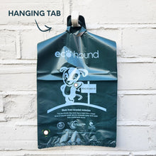 Load image into Gallery viewer, Ecohound 1000 Large Dog Poop Bags with Handles & Hanging Tab - Green Coco