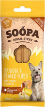 Load image into Gallery viewer, Soopa Dental Sticks - Banana & Peanut Butter - Green Coco