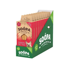 Load image into Gallery viewer, 10 X Soopa Dental Sticks - Cranberry &amp; Sweet Potato - Green Coco
