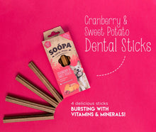 Load image into Gallery viewer, 3 X Soopa Dental Sticks - Classic Trio - Green Coco
