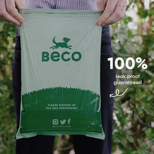 Beco 270 LARGE Dog Poop Bags - Mint Scented - Green Coco