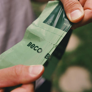 Beco 540 LARGE Dog Poop Bags - Mint Scented - Green Coco