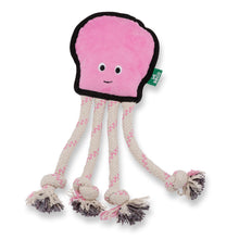 Load image into Gallery viewer, Beco Eco-Friendly Dog Medium Toy with Squeaker-  Recycled Plastic Octopus - Green Coco
