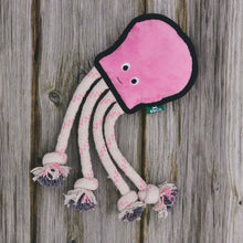 Load image into Gallery viewer, Beco Eco-Friendly Dog Medium Toy with Squeaker-  Recycled Plastic Octopus - Green Coco