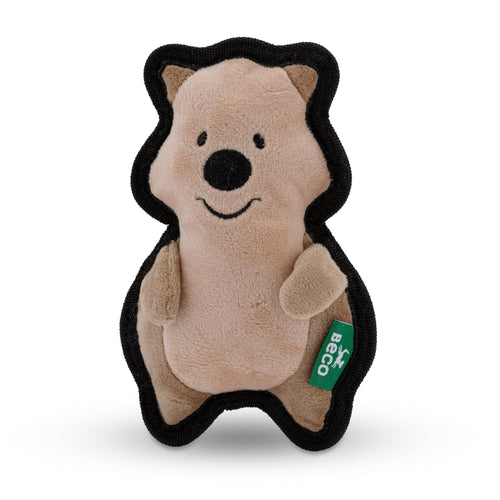 Beco Eco-Friendly Dog Small Toy with Squeaker-  Recycled Plastic Quokka - Green Coco