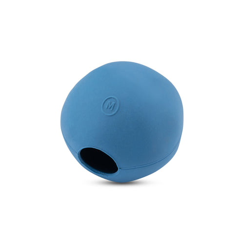 Beco Eco Natural Rubber Dog Bouncy Ball - Blue - Green Coco