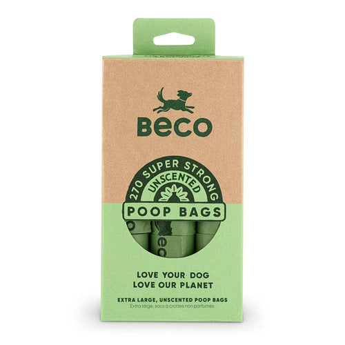 Beco Large Dog Poop Bags - 270 Unscented