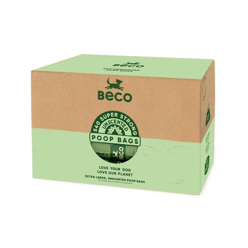 Beco 540 LARGE Dog Poop Bags- Jumbo Pack - Green Coco
