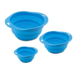 Beco Collapsible Travel Bowl - Blue