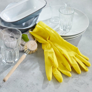 Biodegradable & Compostable Natural Latex Rubber Gloves - Green Coco