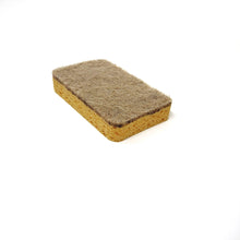 Load image into Gallery viewer, Biodegradable & Compostable Sponges with Non-Scratch Scourer - Green Coco