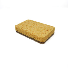 Load image into Gallery viewer, Biodegradable &amp; Compostable Sponges with Non-Scratch Scourer - Green Coco

