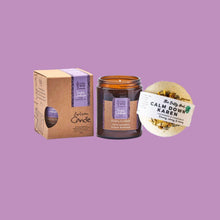 Load image into Gallery viewer, Calm Down Karen Set -English Lavender Candle & Calm Down Karen Bath Bomb - Green Coco