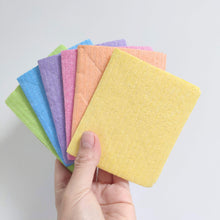 Load image into Gallery viewer, Compostable &amp; Biodegradable Small Sponge Cloth Baby Wipes - Green Coco
