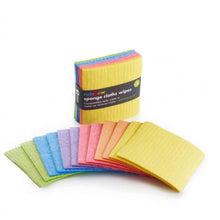 Load image into Gallery viewer, Compostable & Biodegradable Small Sponge Cloth Baby Wipes - Green Coco