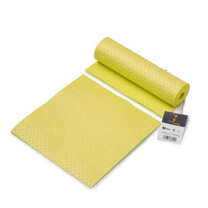 Eco Living Compostable Kitchen Large Sponge Cloths  Roll - Yellow & Green - Green Coco
