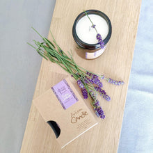 Load image into Gallery viewer, Little Soap Company Artisan Hand Poured Candle - English Lavender Scent - Green Coco
