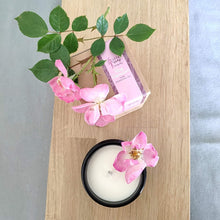 Load image into Gallery viewer, Little Soap Company Artisan Hand Poured Candle - Rose Geranium Scent - Green Coco
