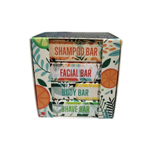 Load image into Gallery viewer, Eco Warrior Face , Hair and Body Travel Mini Bars - Set of 4 x 30 g Bars - Green Coco
