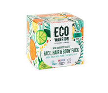 Load image into Gallery viewer, Eco Warrior Face , Hair and Body Travel Mini Bars - Set of 4 x 30 g Bars - Green Coco