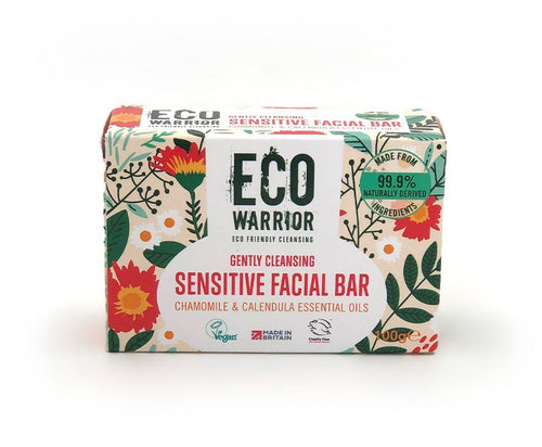 Eco Warrior Sensitive Facial Bar - 100 g - Green Coco