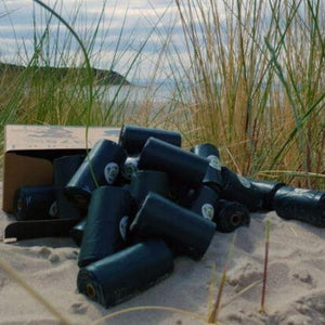 Ecohound Oceanex Bio-Renewable Dog Poop Bags with Handles -375 Medium Bags