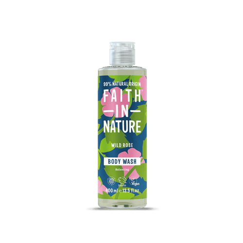 Faith In Nature Wild Rose Body Wash - 400 ml - Green Coco
