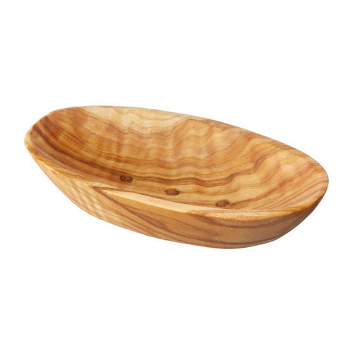 Olive Tree Wooden Soap Dish - Green Coco