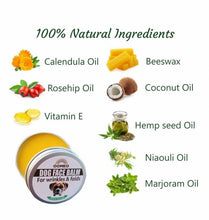 Load image into Gallery viewer, Oomeo 100 % Natural Dog Face Folds Balm Balm - 30 ml Pot - Green Coco