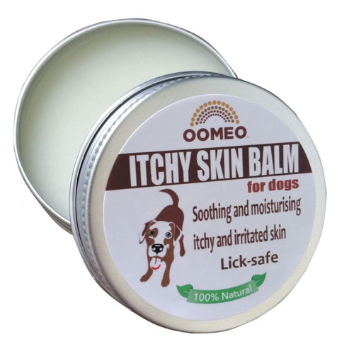 Oomeo 100% Natural Dog Itchy Skin Balm - 30 ml Pot - Green Coco