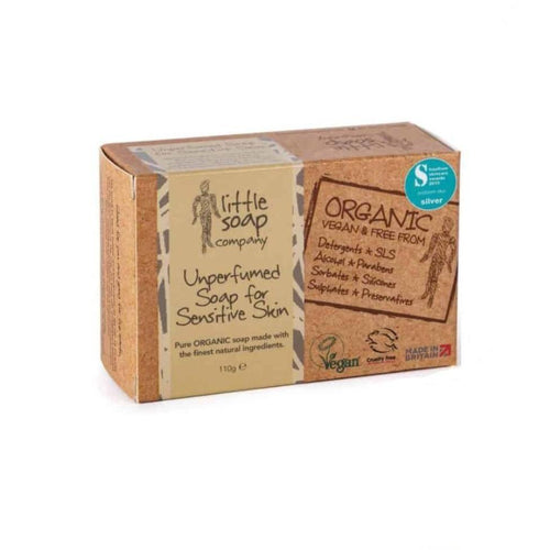 Organic Unperfumed Bar Soap with English Oatmeal - 110 g - Green Coco