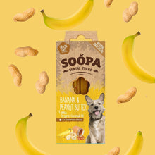 Load image into Gallery viewer, Soopa Dental Sticks - Banana &amp; Peanut Butter - Green Coco
