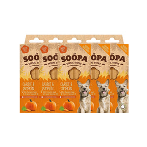 Soopa Dental Sticks - Carrot & Pumpkin - Green Coco