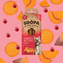 Load image into Gallery viewer, Soopa Dental Sticks - Cranberry &amp; Potato - Green Coco
