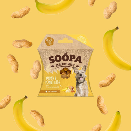 Soopa Healthy Bites - Banana & Peanut Butter - Green Coco