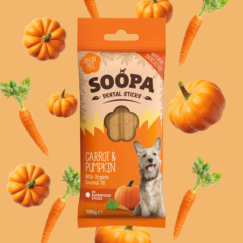 10 X - Soopa Dog Dental Sticks Mix Variety Super Bundle - Green Coco