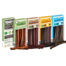 Load image into Gallery viewer, 4 x Jr Pet Products 100% Meat Dog Sticks Treats - Hypoallergenic Variety Bundle
