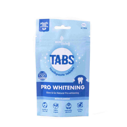 Pro Whitening Toothpaste Tablets with Fluoride x 125 Tabs