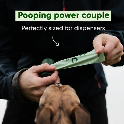 Beco 540 LARGE Unscented Dog Poop Bags On Rolls - Jumbo Value Pack - Green Coco