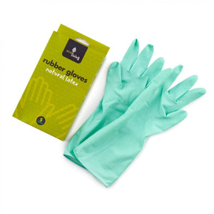 Biodegradable & Compostable Natural Latex Rubber Gloves - Green Coco