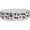 Mason Cash Leopard Print Pet Bowl - 13 cm - Green Coco