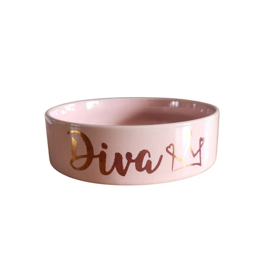 Mason Cash Pet Diva Pink Bowl - 14 cm - Green Coco