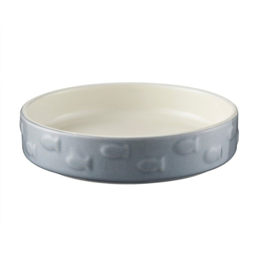 Mason Cash Signature Grey Fish Cat Bowl - 12 cm - Green Coco