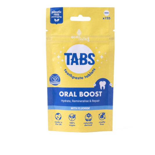 Oral Boost Toothpaste Tablets with Fluoride x 125 Tabs - Green Coco
