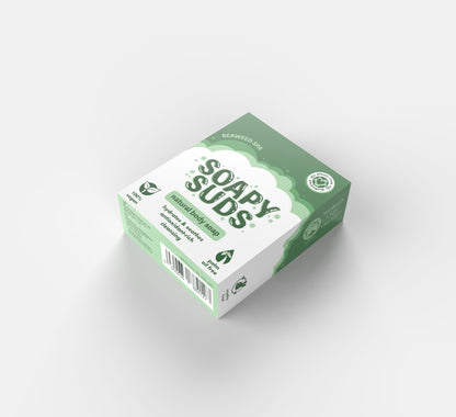 Organic Seaweed Natural Antioxidant Body & Face Soap Bar - 100 g - Green Coco