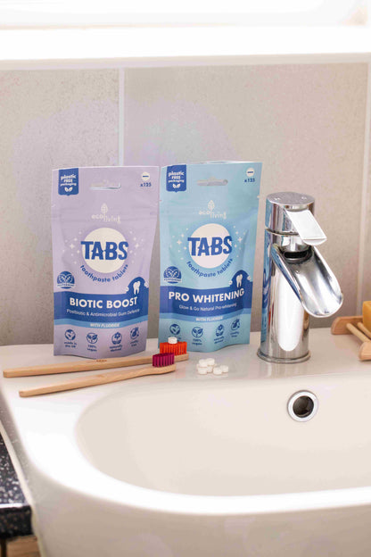 Pro Whitening Toothpaste Tablets with Fluoride x 125 Tabs - Green Coco