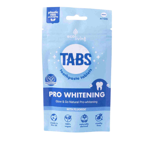 Pro Whitening Toothpaste Tablets with Fluoride x 125 Tabs - Green Coco