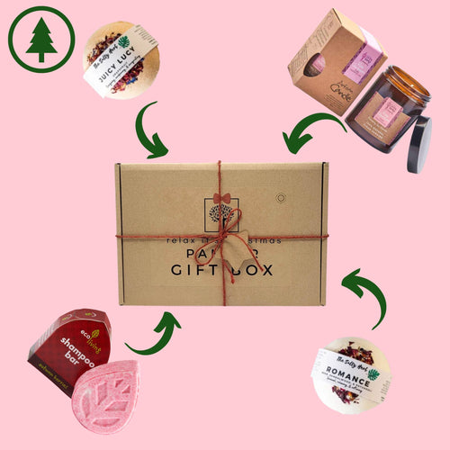 Christmas Pamper Gift Box - Juicy Lucy Set - Green Coco