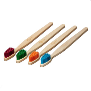 Eco-Friendly Plastic-Free Toothbrush - Medium  Bristles - Green Coco